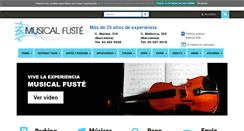 Desktop Screenshot of musicalfuste.com